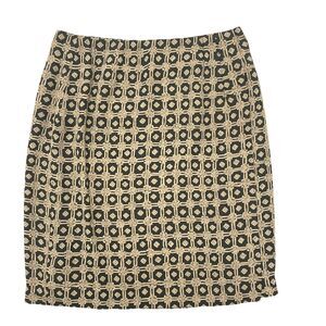 Chaus Faux Wrap Trellis Pencil Skirt Posh Mob Wife Power Old Money Autumn 12